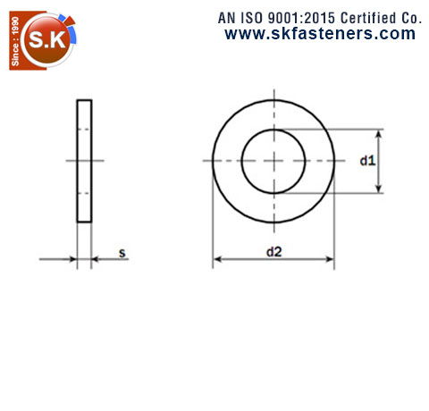 DIN 126 Washer / ISO 7091 Washers manufacturers exporters suppliers in india punjab ludhiana